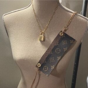 LOUIS VUITTON Authentic LOCK In Box and Upcycled Wallet Insert On Chain 🔥